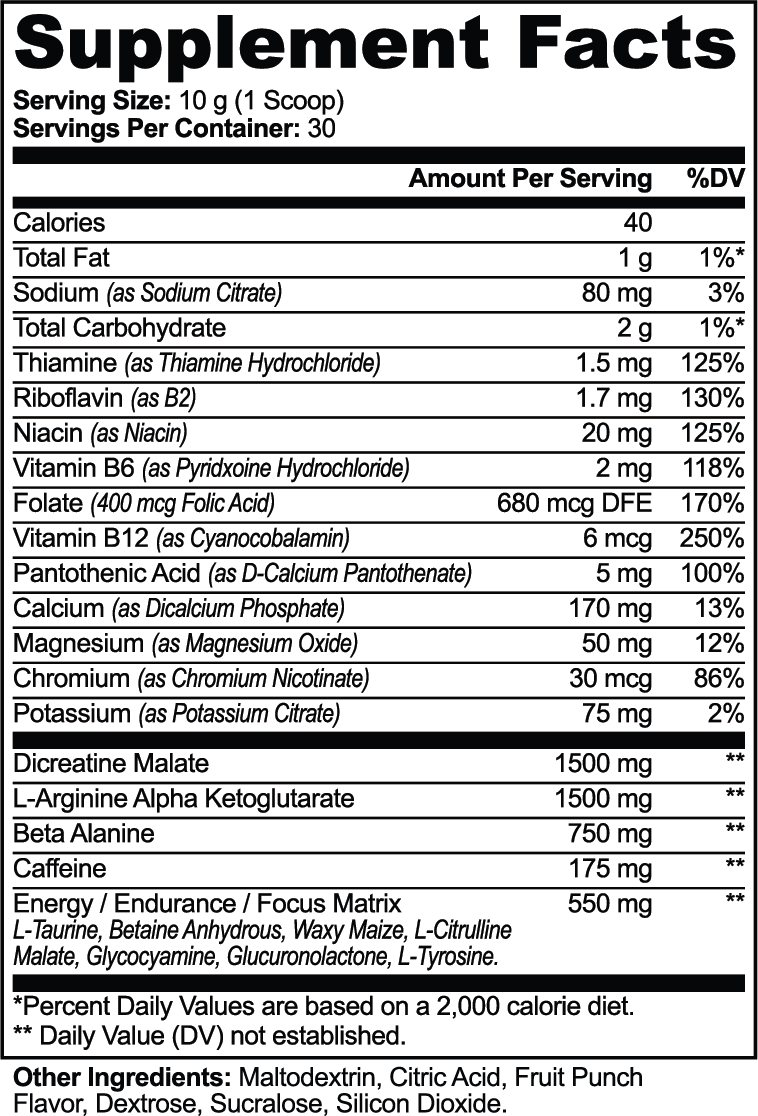 PUREFLY MAX Pre-Workout
