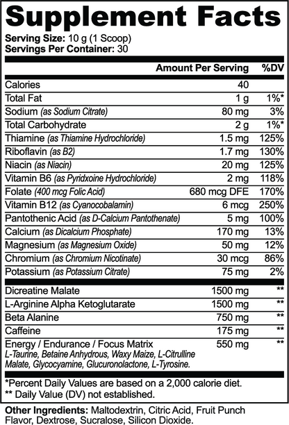 PUREFLY MAX  Pre-Workout